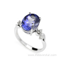 Tanzanite Value Sterling Silver S925 Ring Jewelry